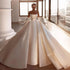 Elegant Wedding Dresses Pearls Modern Bridal Beach Gowns A-Line Plus Size Customized